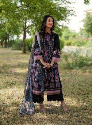 DIGITAL EMBROIDERED CHCKEN KARI 3PC UNSTITCHED