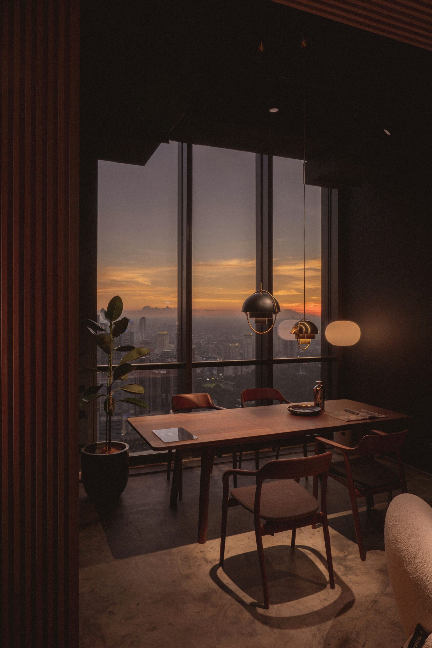 The bright front office where customer messages are answered